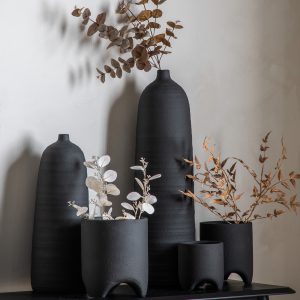 Gallery Direct Morgan Vase Black | Shackletons