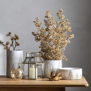 Gallery Direct Forest Vase White Gold | Shackletons