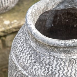 Gallery Direct Zante Vase Large Antique Grey | Shackletons