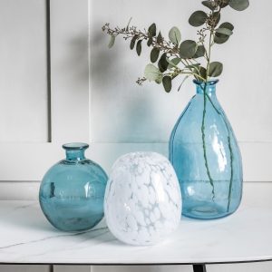 Gallery Direct Ribble Vase Small Ocean Blue | Shackletons