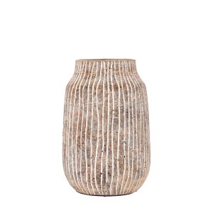 Gallery Direct Potosi Vase Small Earthy White | Shackletons