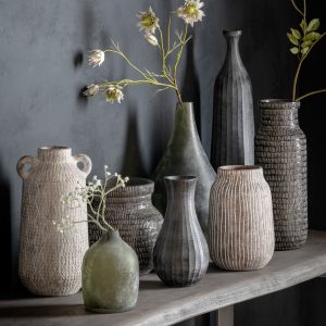 Gallery Direct Potosi Vase Small Earthy White | Shackletons