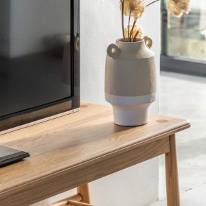 Gallery Direct Tino Vase Small White Natural | Shackletons