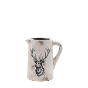 Gallery Direct Stag Pitcher Vase Medium Distressed | Shackletons