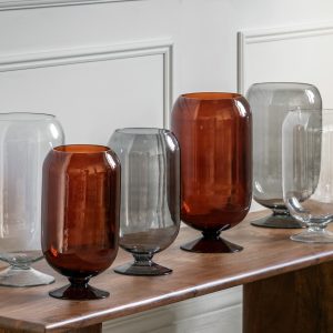 Gallery Direct Flynn Vase Small Amber | Shackletons