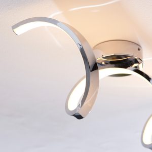 Gallery Direct Astral Bathroom 1 Ceiling Light Chrome | Shackletons