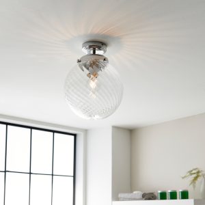 Gallery Direct Milston Bathroom 1 Ceiling Light | Shackletons