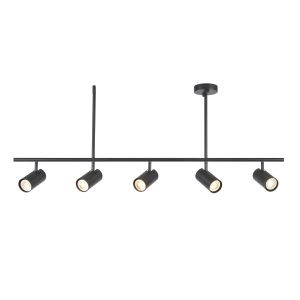 Gallery Direct Rez 5 Ceiling Light Black | Shackletons