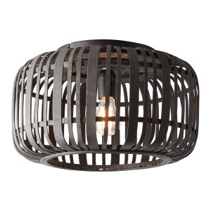 Gallery Direct Mathias Ceiling Light Dark Bamboo | Shackletons