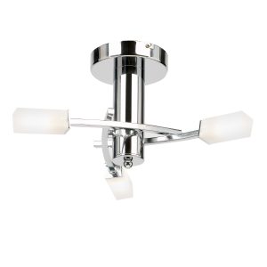 Gallery Direct Havana 3 Ceiling Lamp Chrome | Shackletons