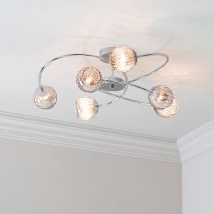 Gallery Direct Aerith 6 Ceiling Lamp | Shackletons