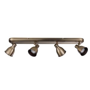 Gallery Direct Westbury 4 Ceiling Light Antique Brass | Shackletons