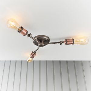 Gallery Direct Hal 3 Ceiling Light | Shackletons