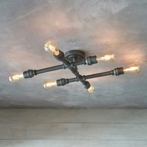 Gallery Direct Pipe Ceiling Lamp | Shackletons