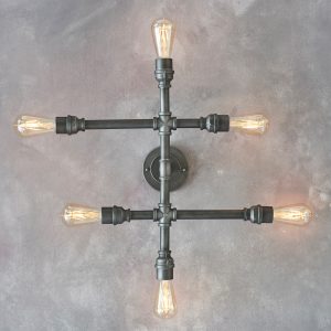 Gallery Direct Pipe Ceiling Lamp | Shackletons