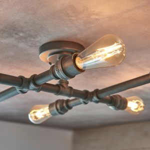 Gallery Direct Pipe Ceiling Lamp | Shackletons