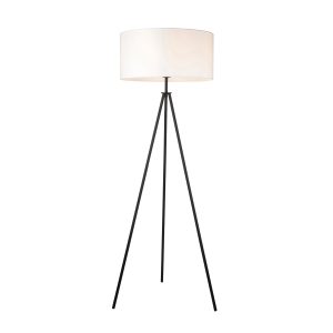 Gallery Direct Tripod 1 Floor Light Matt Black | Shackletons