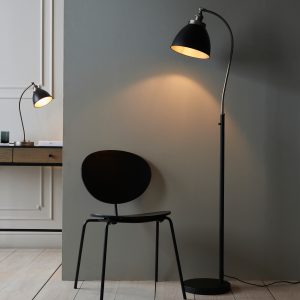 Gallery Direct Franklin Floor Lamp Pewter | Shackletons