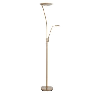 Gallery Direct Alassio Floor Lamp Antique Brass | Shackletons