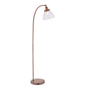 Gallery Direct Hansen Floor Lamp Aged Copper | Shackletons