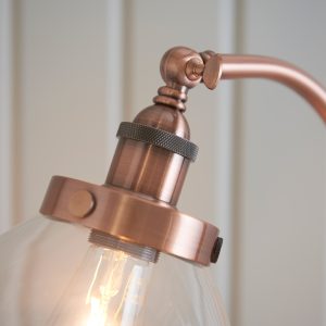 Gallery Direct Hansen Floor Lamp Aged Copper | Shackletons