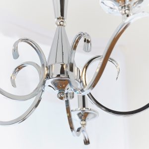 Gallery Direct Kora 5 Pendant Light Chrome | Shackletons