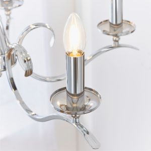 Gallery Direct Kora 5 Pendant Light Chrome | Shackletons