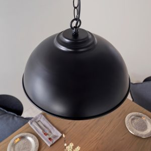 Gallery Direct Colman Pendant Light Matt Black | Shackletons