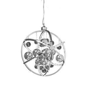 Gallery Direct Muni Pendant Light Chrome 715 1780mm | Shackletons