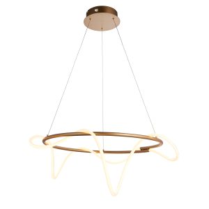 Gallery Direct Attalea 1 Pendant Light 500 1750x740x740mm | Shackletons