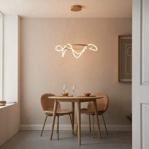 Gallery Direct Attalea 1 Pendant Light 500 1750x740x740mm | Shackletons