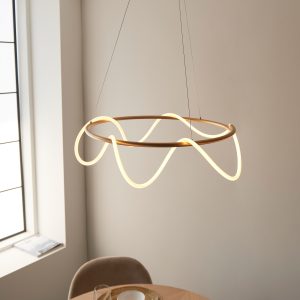 Gallery Direct Attalea 1 Pendant Light 500 1750x740x740mm | Shackletons