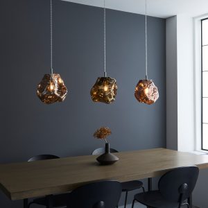 Gallery Direct Rock 1 Pendant Light Chrome | Shackletons