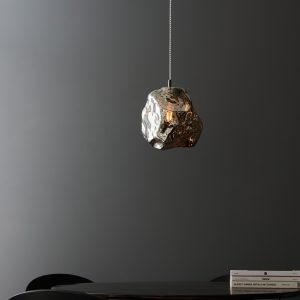 Gallery Direct Rock 1 Pendant Light Chrome | Shackletons