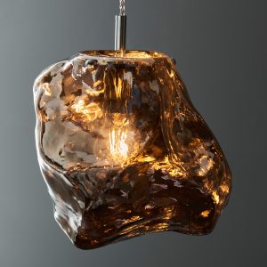 Gallery Direct Rock 1 Pendant Light Chrome | Shackletons