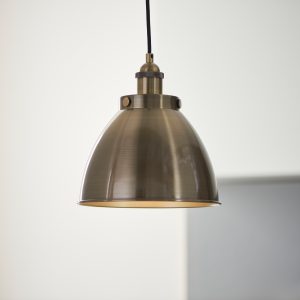 Gallery Direct Franklin Pendant Light Antique Brass 400x1460mm | Shackletons