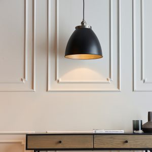 Gallery Direct Franklin Pendant Light Pewter 400x1565mm | Shackletons