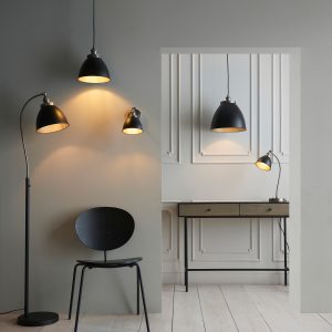 Gallery Direct Franklin Pendant Light Pewter 400x1460mm | Shackletons