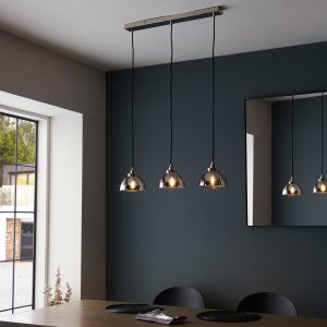 Gallery Direct Caspa 3 Pendant Light Nickel | Shackletons