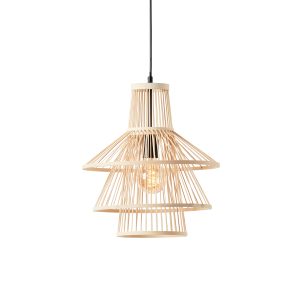 Gallery Direct Minato 1 Pendant Light Natural Bamboo | Shackletons