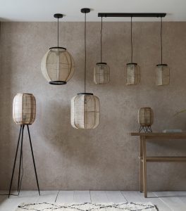 Gallery Direct Zaire 1 Pendant Light 580x1640x375mm | Shackletons