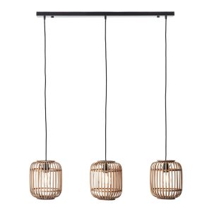 Gallery Direct Mathias 3 Pendant Light Natural Bamboo | Shackletons