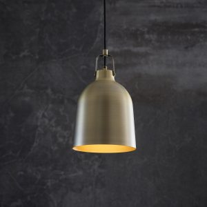 Gallery Direct Lazenby Pendant Light Antique Brass | Shackletons