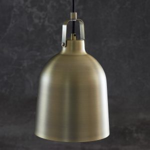 Gallery Direct Lazenby Pendant Light Antique Brass | Shackletons