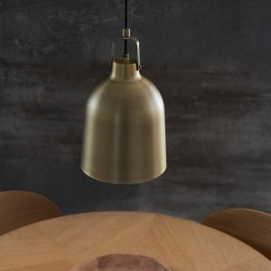 Gallery Direct Lazenby Pendant Light Antique Brass | Shackletons