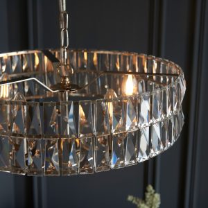 Gallery Direct Clifton 5 Pendant Light Bright Nickel | Shackletons