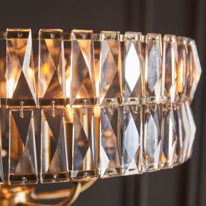 Gallery Direct Clifton 5 Pendant Light Antique Brass | Shackletons