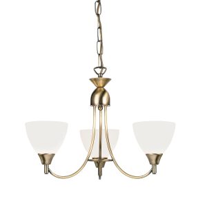 Gallery Direct Alton 3 Pendant Light Antique Brass | Shackletons