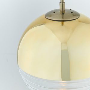 Gallery Direct Paloma Pendant Light Gold Tinted | Shackletons