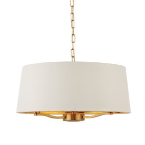 Gallery Direct Harvey 1 Pendant Light Brushed Gold | Shackletons